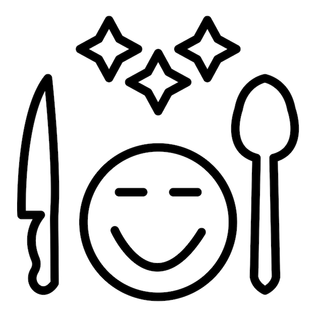 Vector vector design free meals icon style