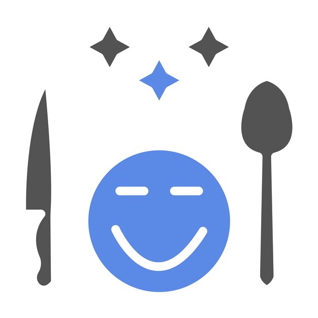 Vector Design Free Meals Icon Style