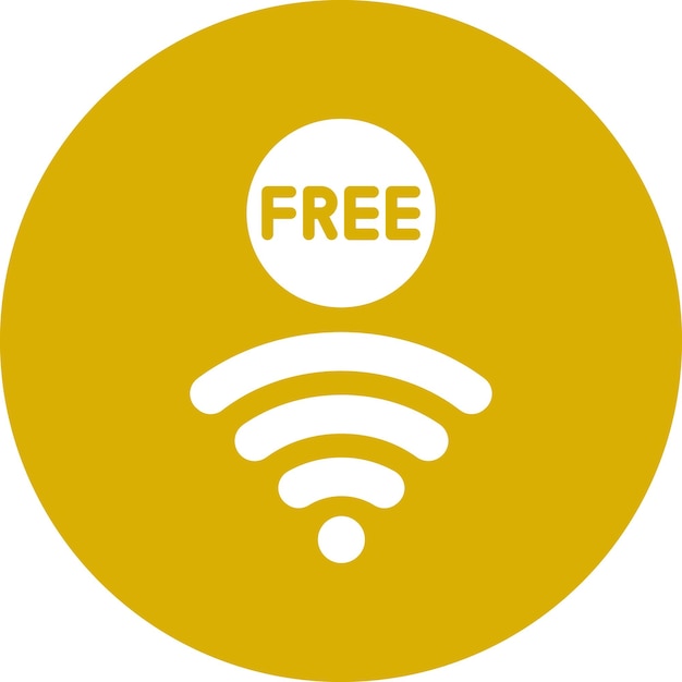 Vector design free wifi icon style