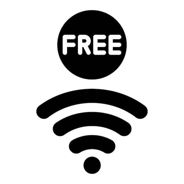 Vector vector design free wifi icon style