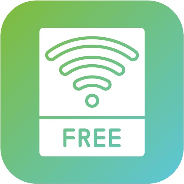 Vector vector design free wifi icon style