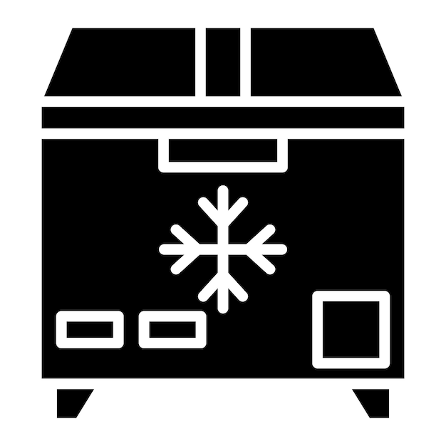 Vector vector design freezer icon style