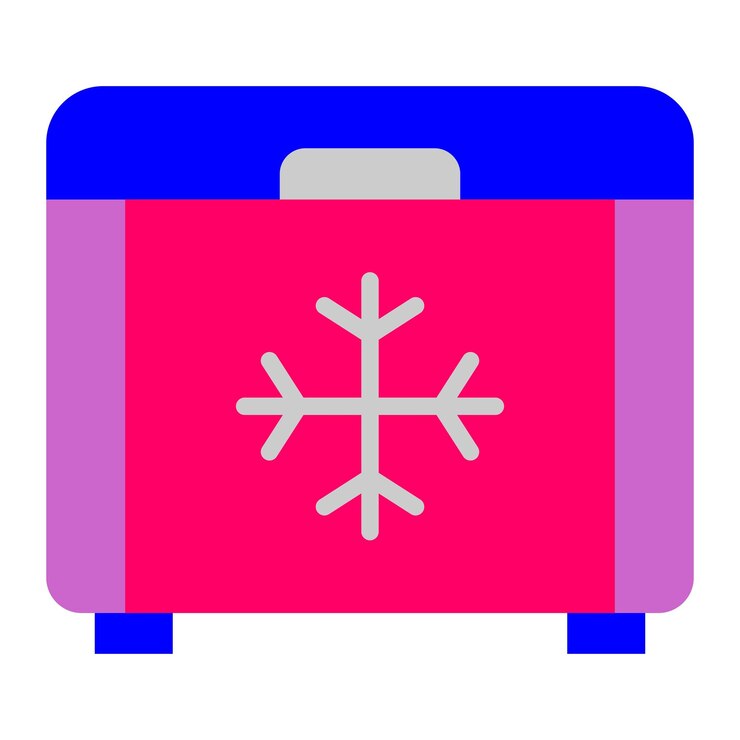 Vector vector design freezer icon style