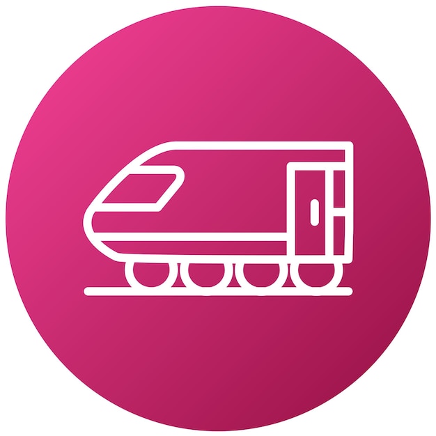 Векторный дизайн иконки грузового поезда