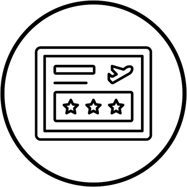 Векторный дизайн Icon Style программы частых пассажиров