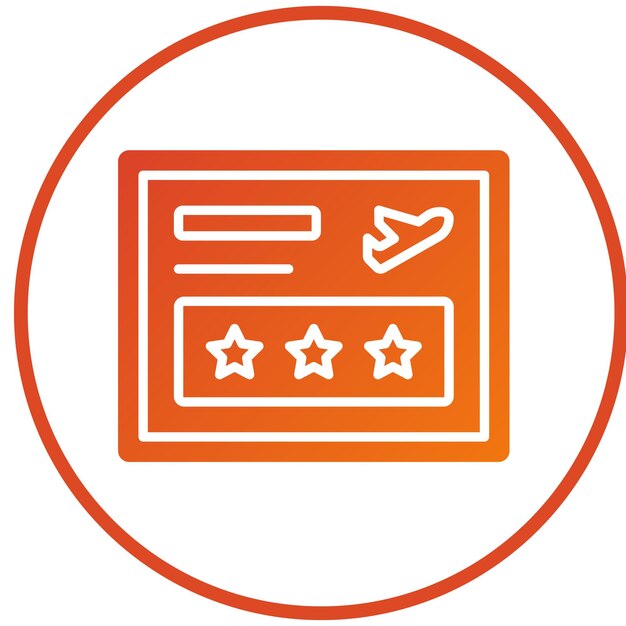 Векторный дизайн Icon Style программы частых пассажиров