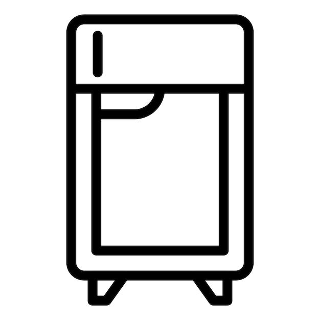 Vector Design Fridge Icon Style