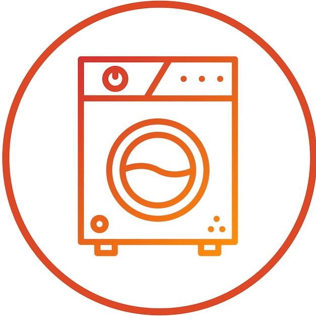 Vector vector design frontload washer icon style