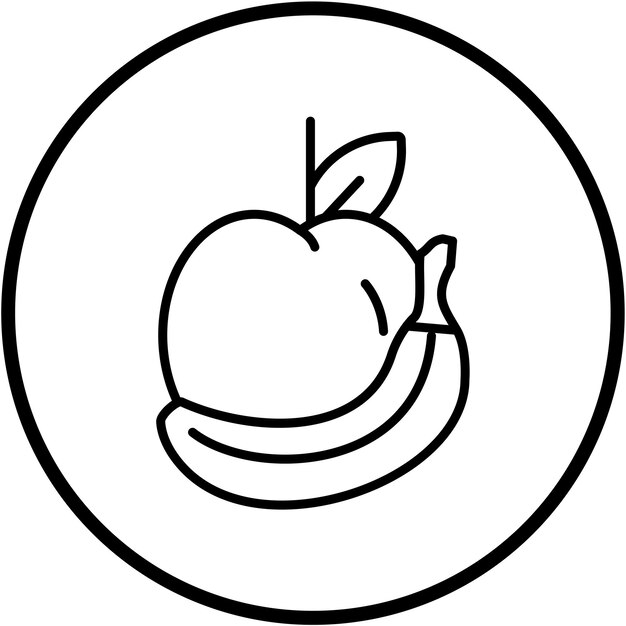 Vector Design Fruit Icon Style