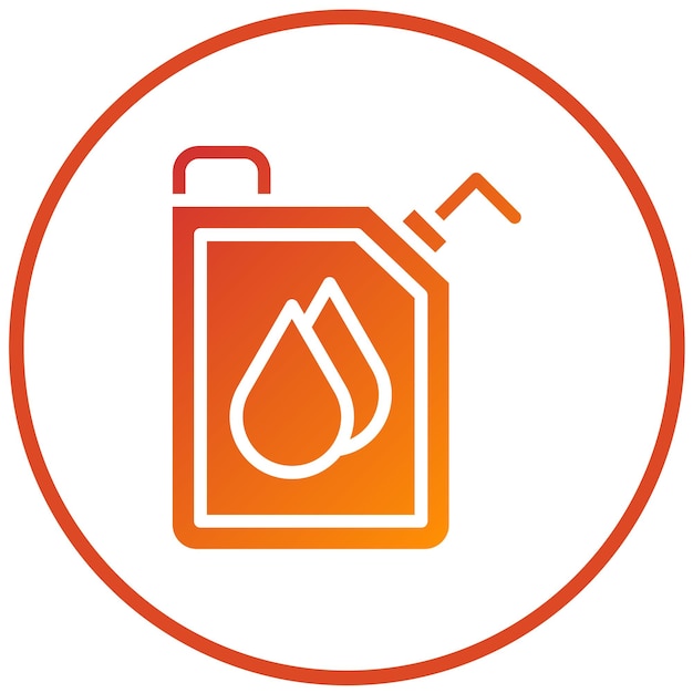 vector design fuel line icon style