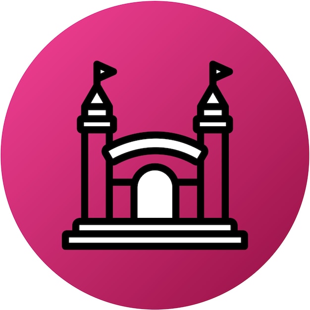 Vector Design Fun House Icon Style