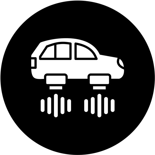 Vector Design Future Transport Icon Style