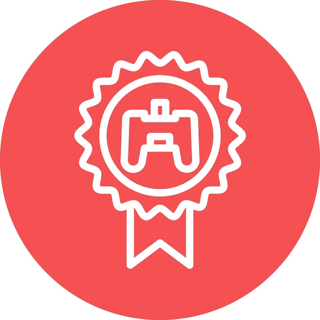 Векторный дизайн игры Achievement Icon Style