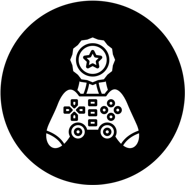Векторный дизайн игры achievement icon style