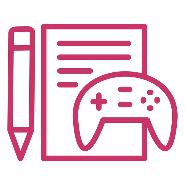 Vector vector design game concept icon style