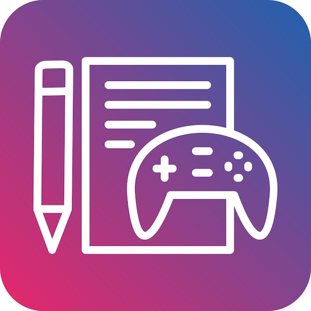 Vector vector design game concept icon style