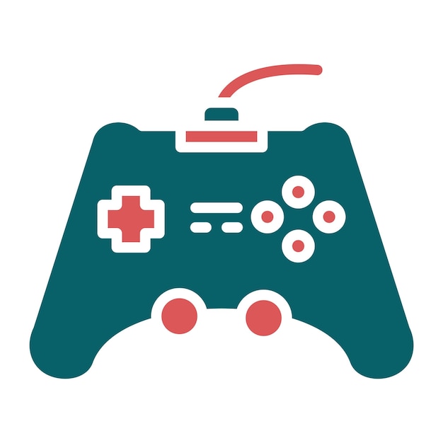 Vector Design Game Console Icon Stijl