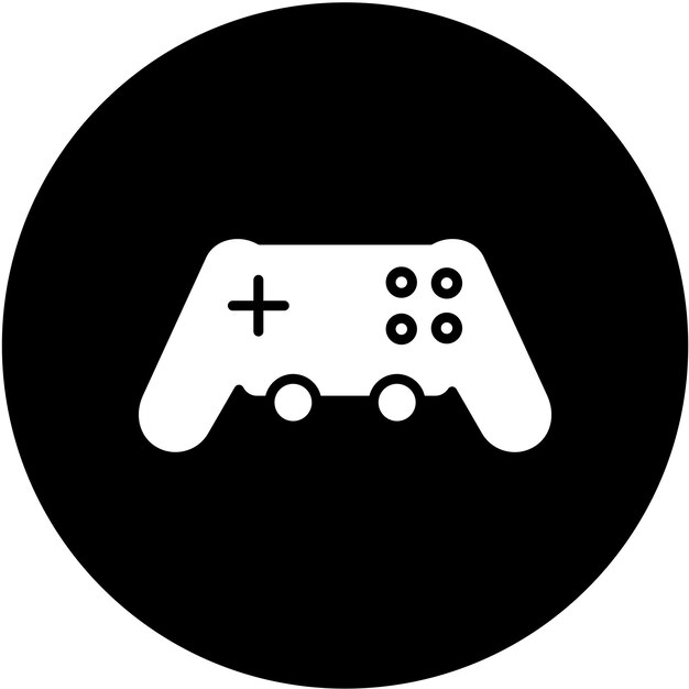 Vector Design Game Console Icon Stijl