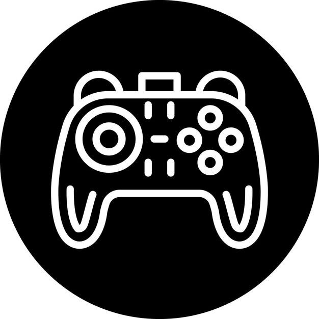 Vector Design Game Controller Icon Stijl