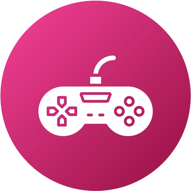 Vector Design Game Controller Icon Stijl