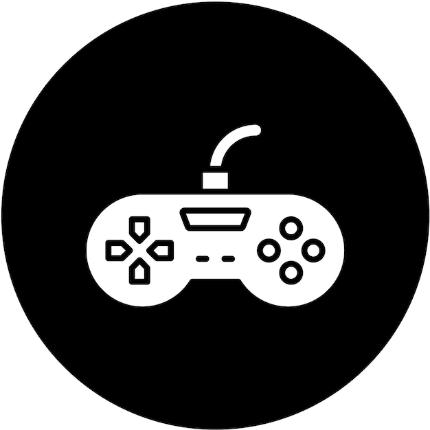 Vector Design Game Controller Icon Stijl