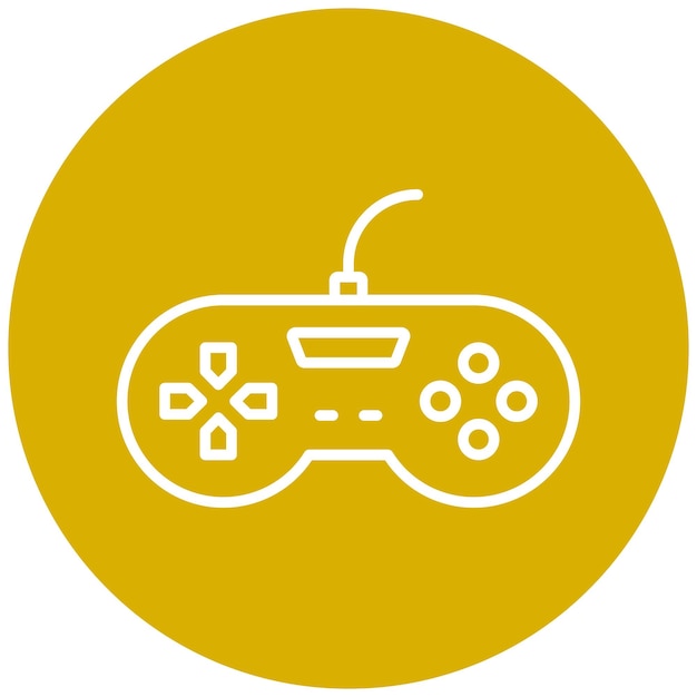 Vector vector design game controller icon style