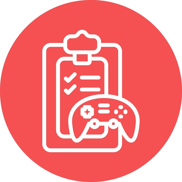 Vector Design Game Evaluation Icon Style