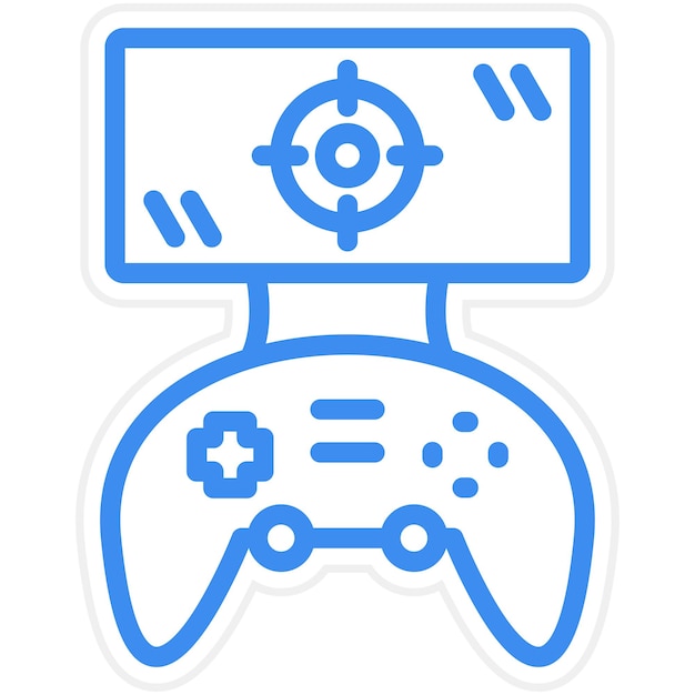 Векторный дизайн игры Hud Icon Style