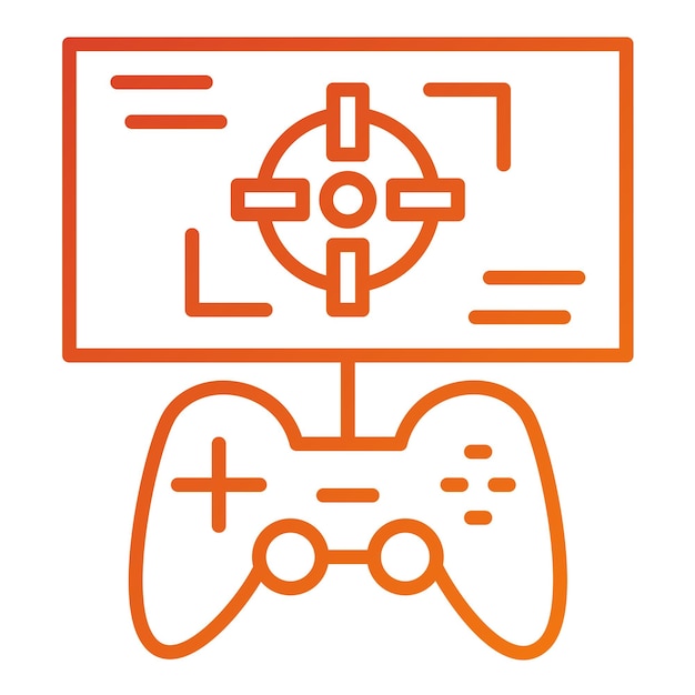 Векторный дизайн игры Hud Icon Style