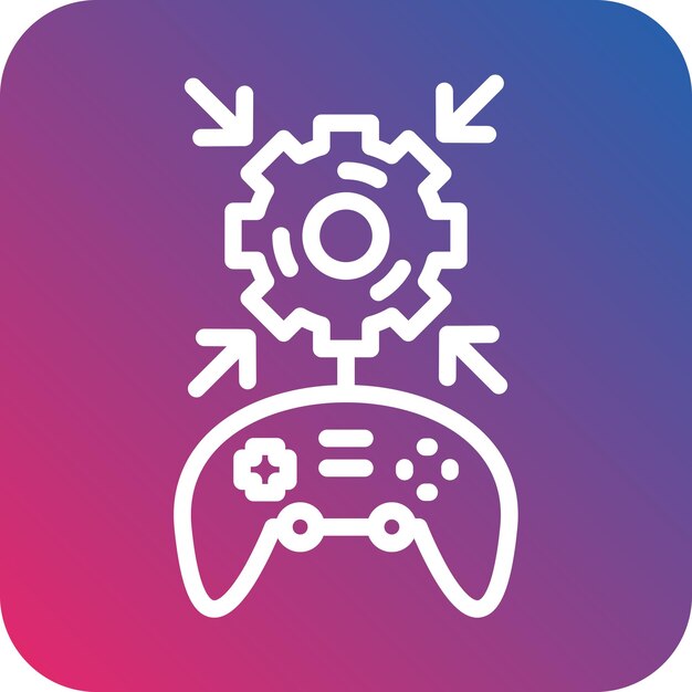 Vector vector design game mod manager icon style