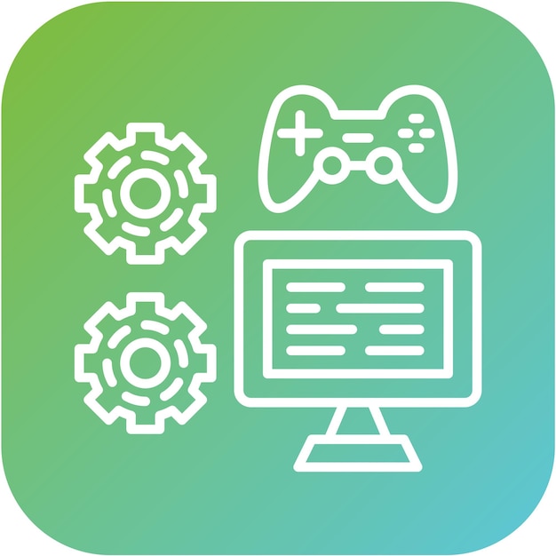 벡터 vector design game mod manager icon style