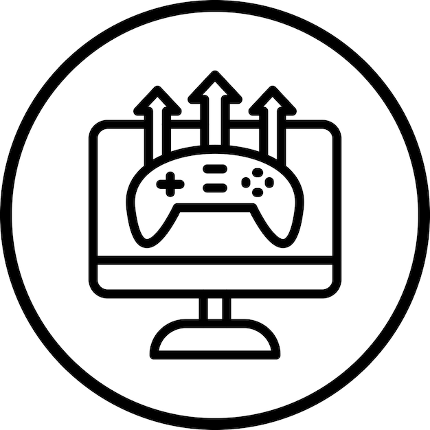 Vector design game publishing icon style (stile di icona del gioco vettoriale)