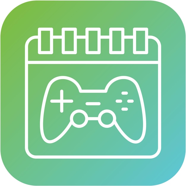 Vector Design Game Release Icon Style (Vector ontwerp spel release icoon stijl)