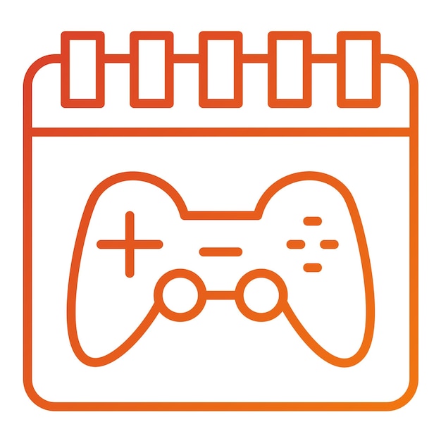 Vector Design Game Release Icon Style (Vector ontwerp spel release icoon stijl)