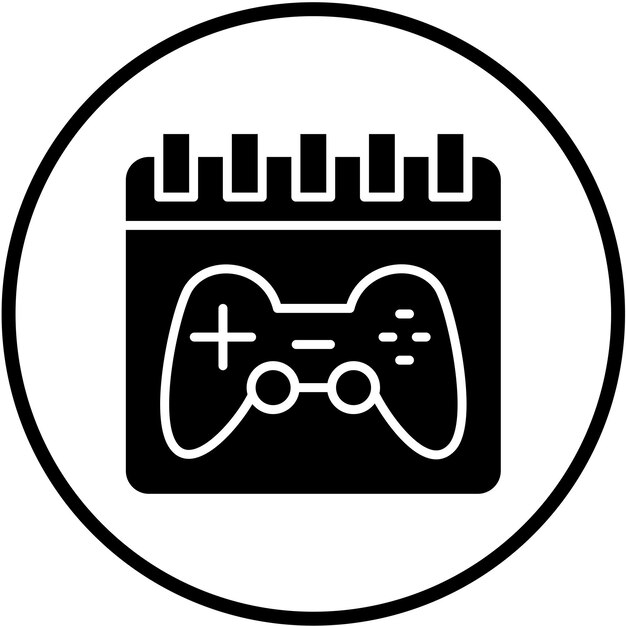 Vector Design Game Release Icon Style (Vector ontwerp spel release icoon stijl)