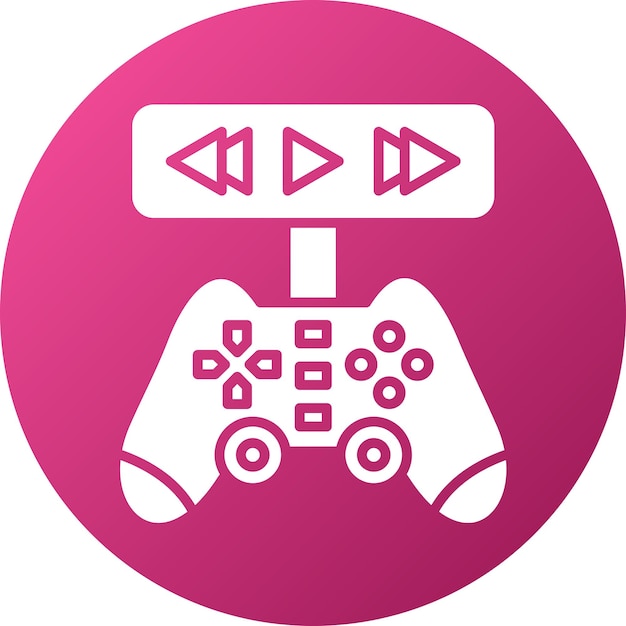 Vector vector design game video icon style