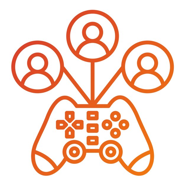 ベクトルデザイン ゲームビューア アイコンスタイル