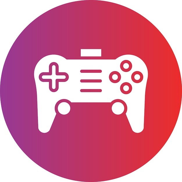 ベクトルデザイン ゲームパッド アイコンスタイル