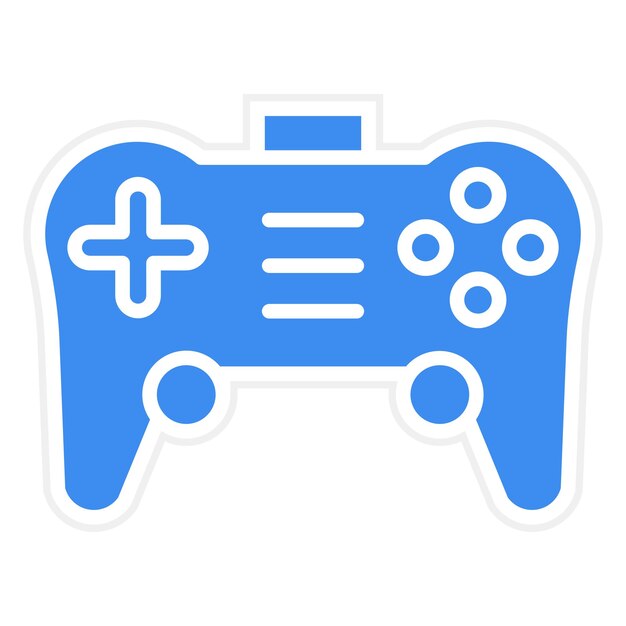 ベクトルデザイン ゲームパッド アイコンスタイル