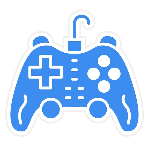 ベクトルデザイン ゲームパッド アイコンスタイル