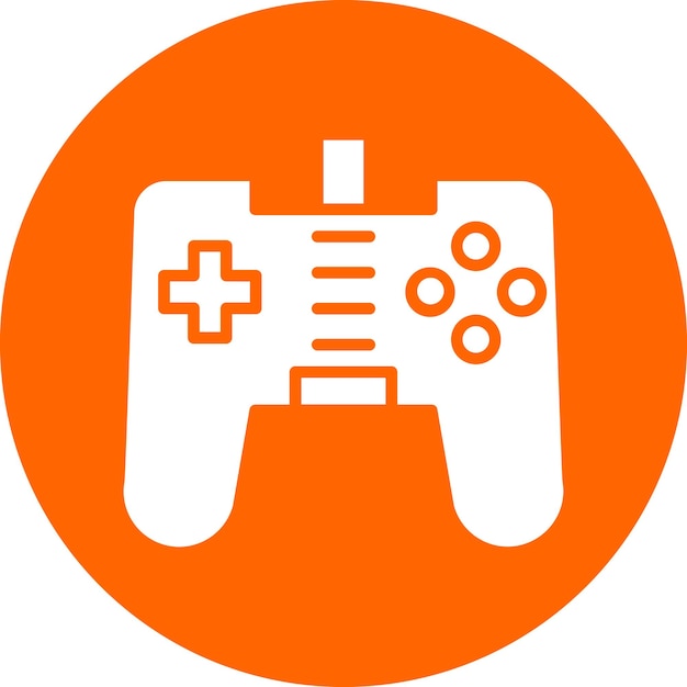 Stile di icona del gamepad a progettazione vettoriale