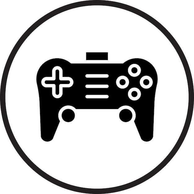 Vector Design Gamepad Icon Style