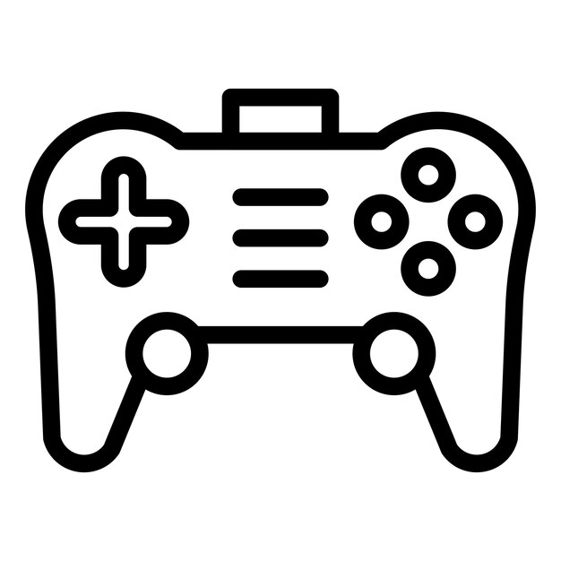 ベクトルデザイン ゲームパッド アイコンスタイル