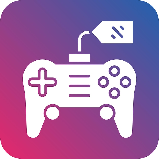 Vector Design Gamepad Sale Icon Style