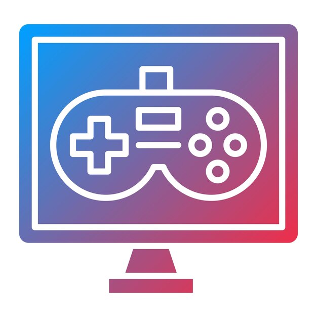 ベクトルデザインゲーム アイコンスタイル