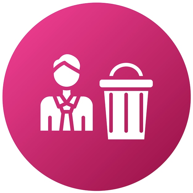 Vector vector design garbage guardian icon style