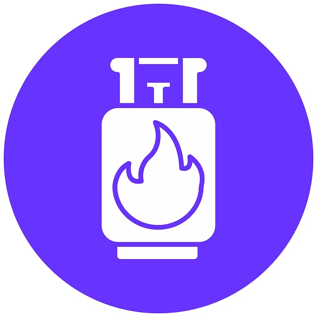 Vector vector design gas bottle icon style