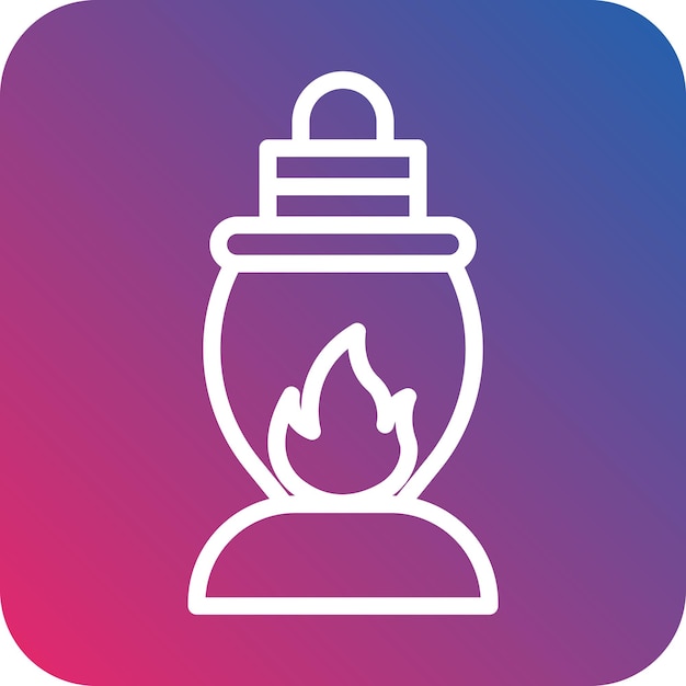 vector design gas lamp icon style