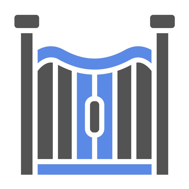 Vector vector design gate icon style