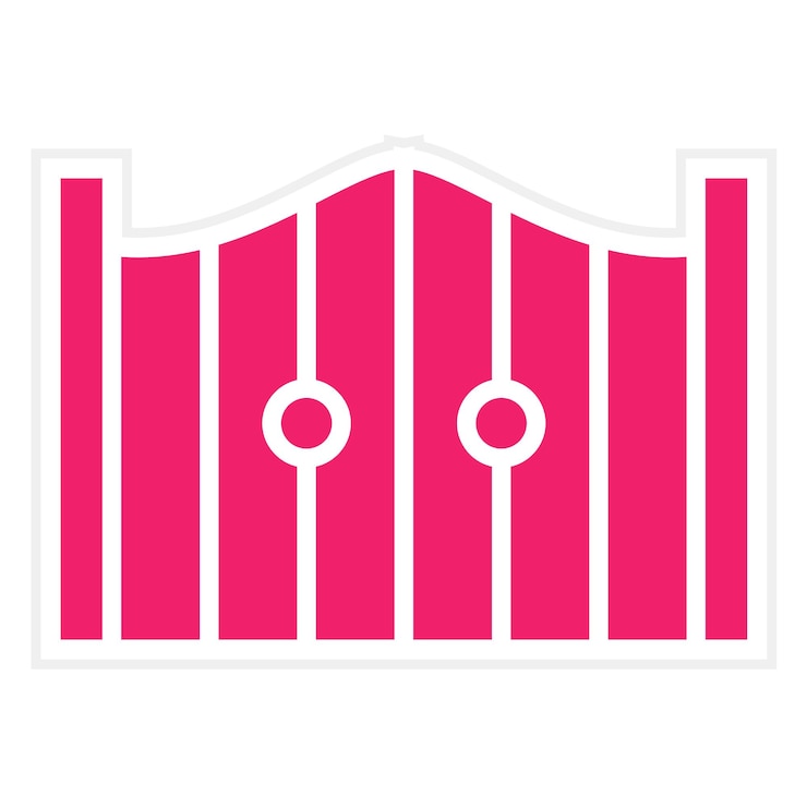 Vector vector design gate icon style